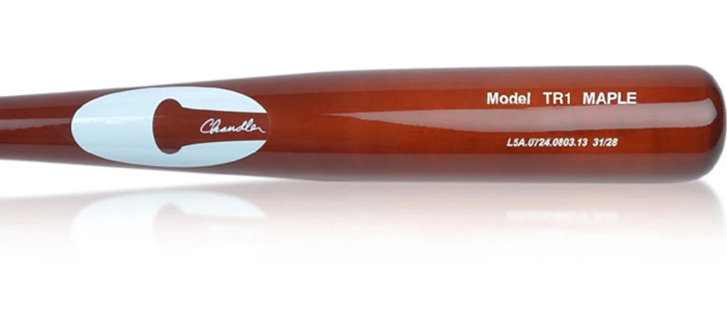 Chandler TR1 "The Recruit", game wood bats, adult: photo from Chandler