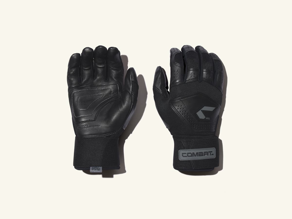 Combat MFG Long Strap Batting Gloves, Shadowcast, batting gloves: photo from Combat MFG