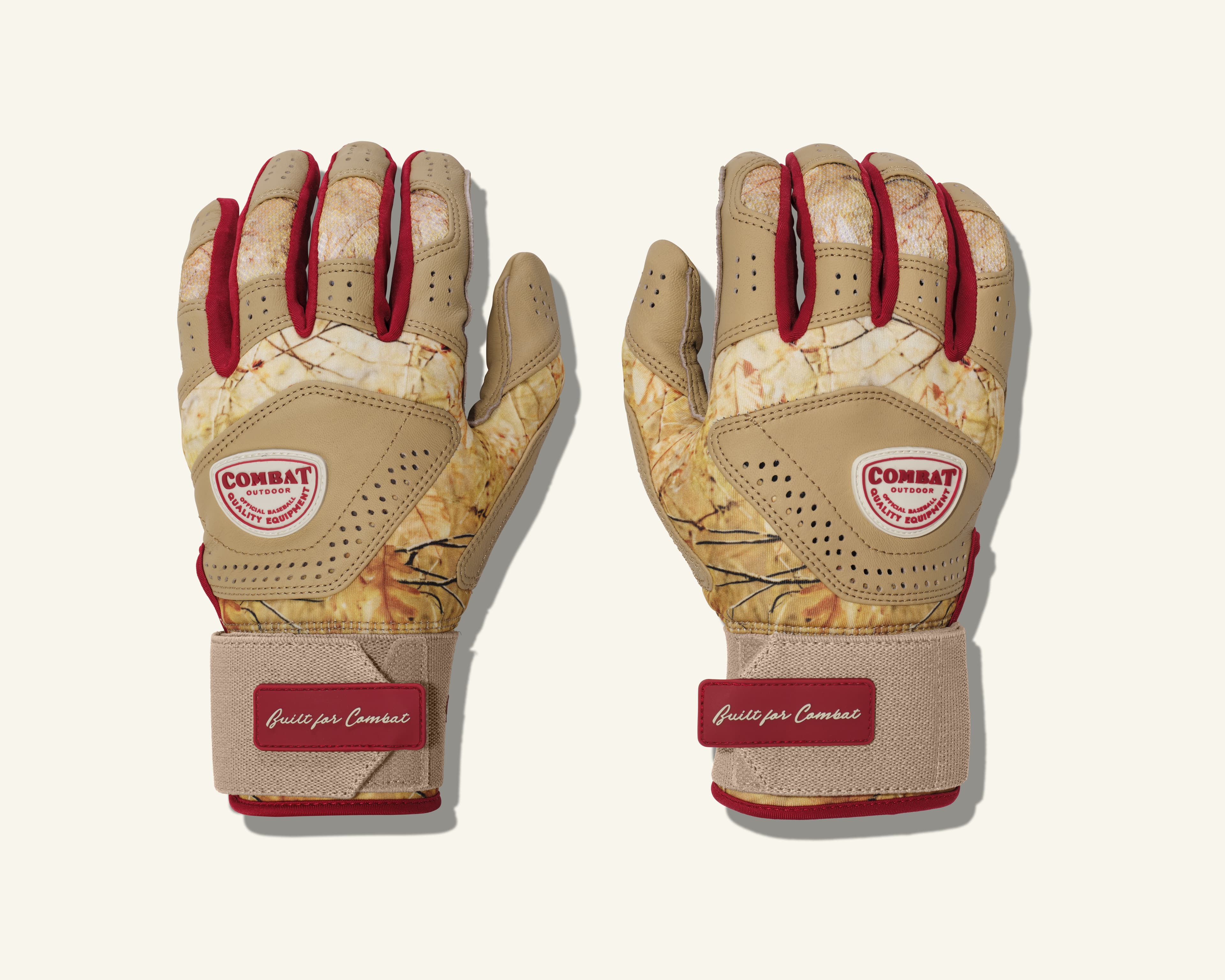 Combat MFG Outdoor Long Strap Batting Gloves, batting gloves: photo from Combat MFG