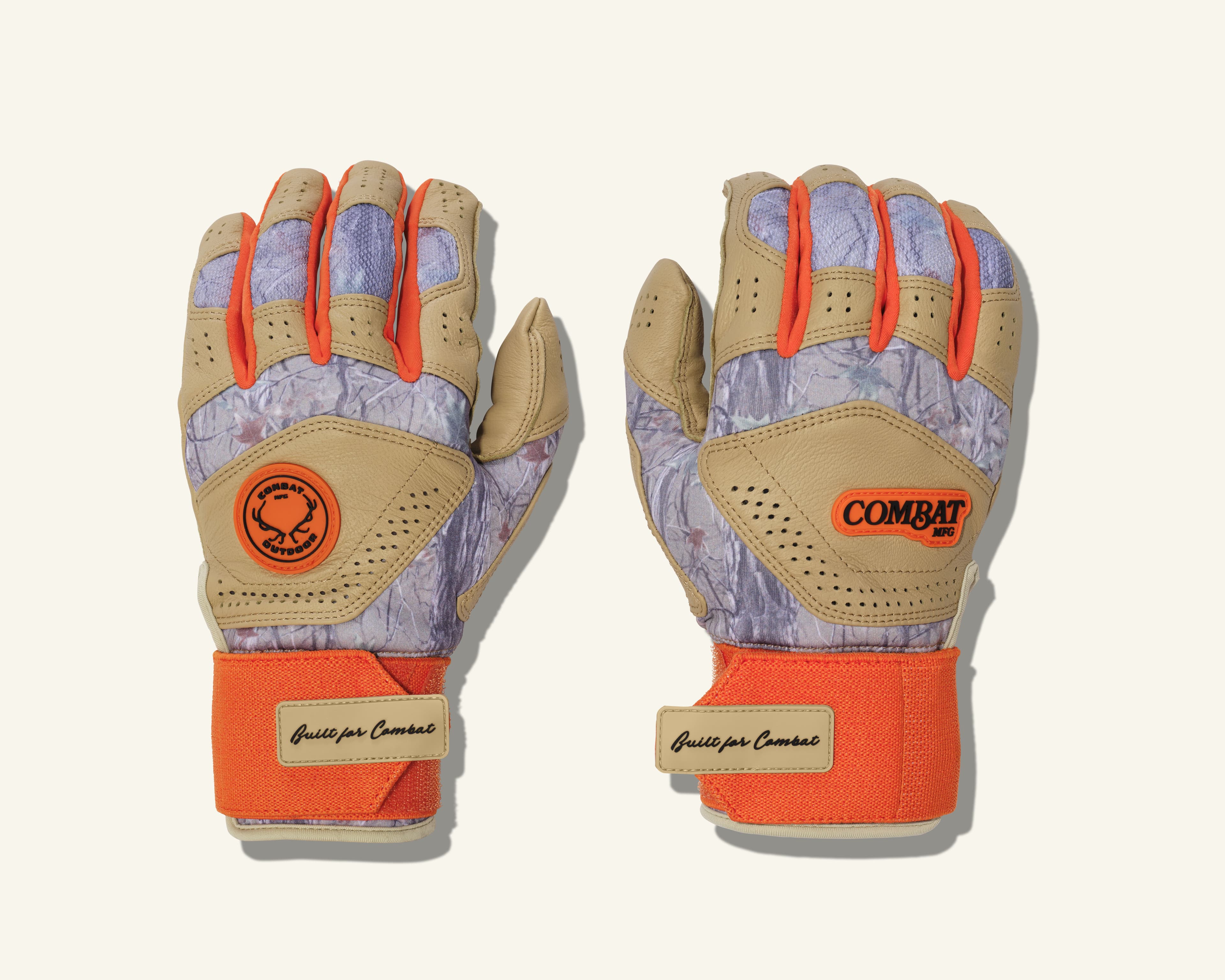Combat MFG Outdoor Long Strap Batting Gloves, batting gloves: photo from Combat MFG