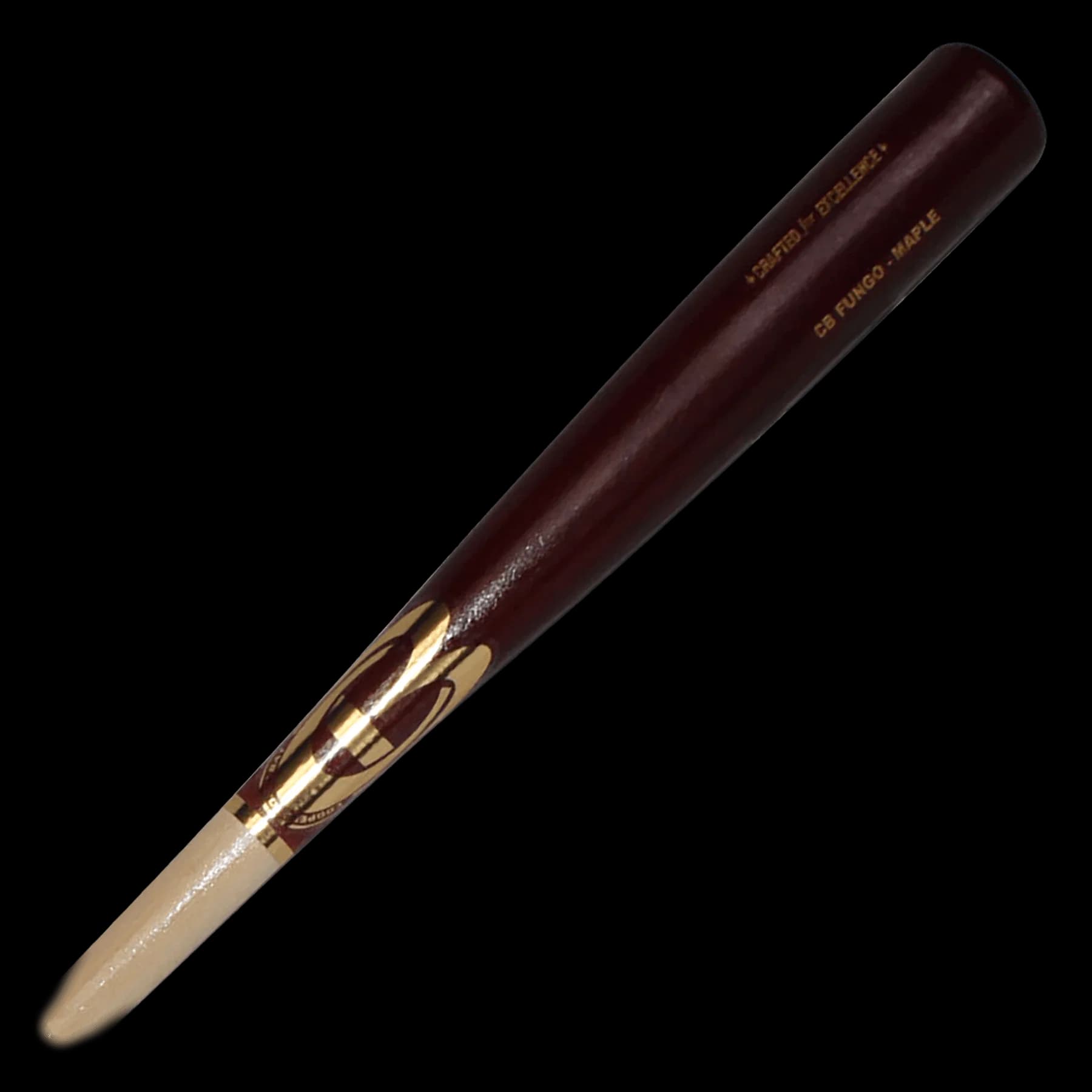 Cooperstown Bat Co. CB Fungo – Soft Maple – Mahogany/Natural, fungo bats: photo from Cooperstown Bat Co.