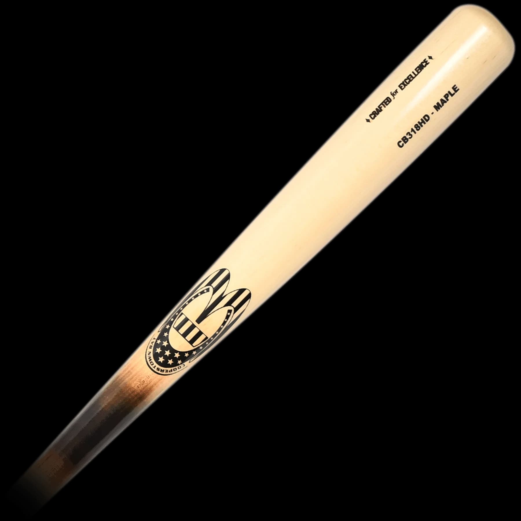 Cooperstown Bat Co. CB318HD Maple Pro Wood Baseball Bat, game wood bats, adult: photo from Cooperstown Bat Co.