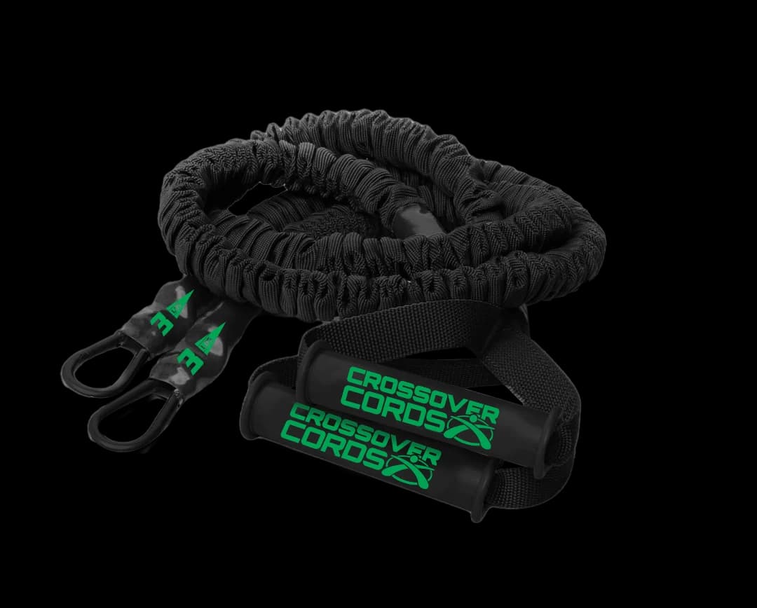 Crossover Symmetry Blackout Crossover Cords, arm care bands and tubing: photo from Crossover Symmetry