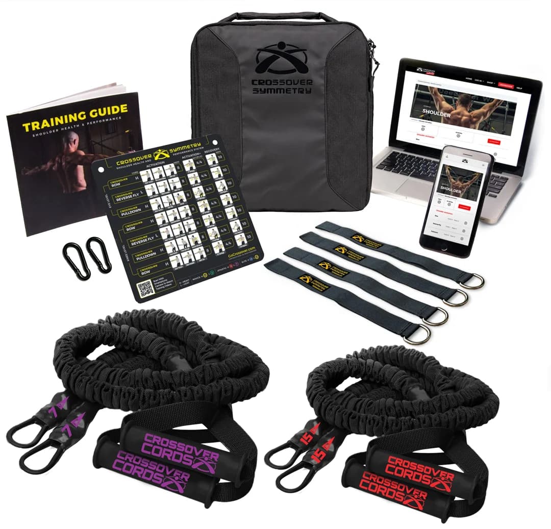 Crossover Symmetry Blackout Shoulder Package, arm care bands and tubing: photo from Crossover Symmetry