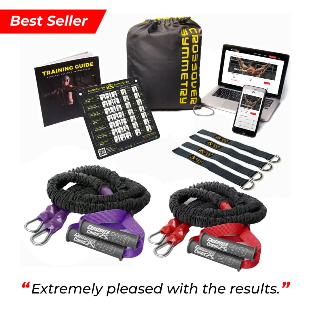 Crossover Symmetry Shoulder Package, arm care bands and tubing: photo from Crossover Symmetry