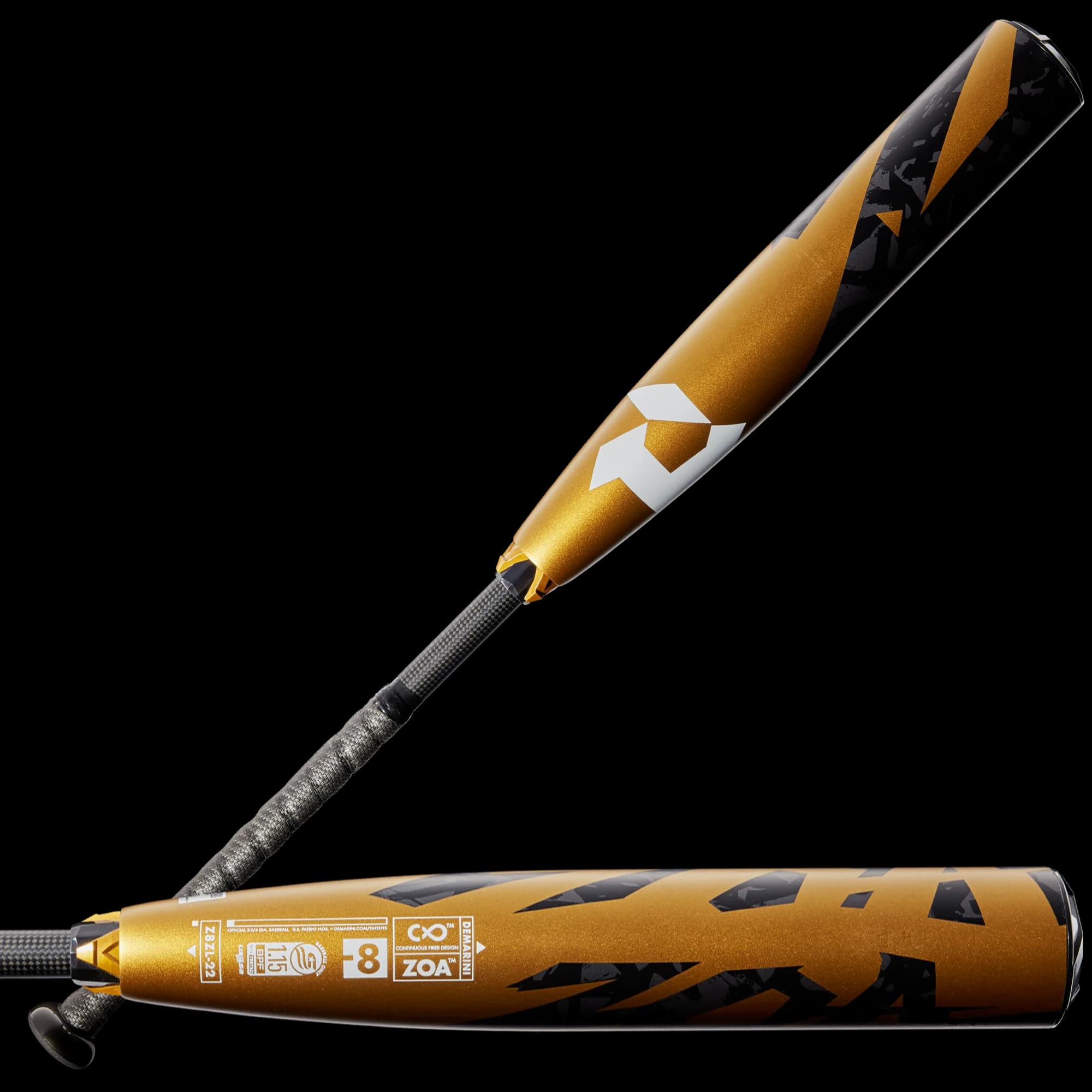 DeMarini 2022 Zoa (-8) USSSA Baseball Bat, USSSA bats: photo from DeMarini