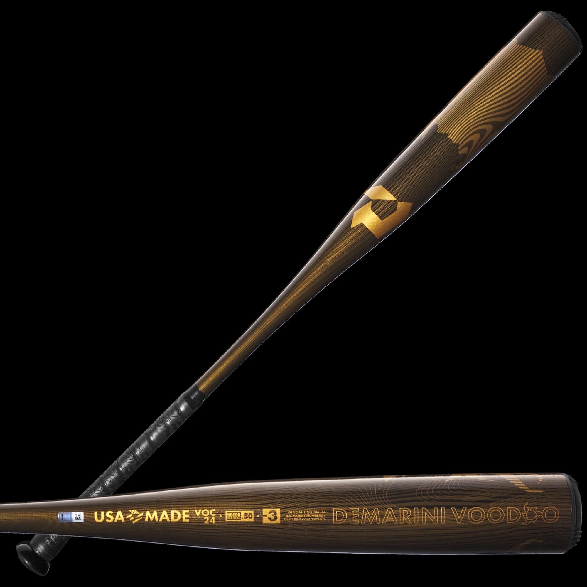 2024 DeMarini Voodoo® One (-3) BBCOR Bat, BBCOR bats: photo from DeMarini
