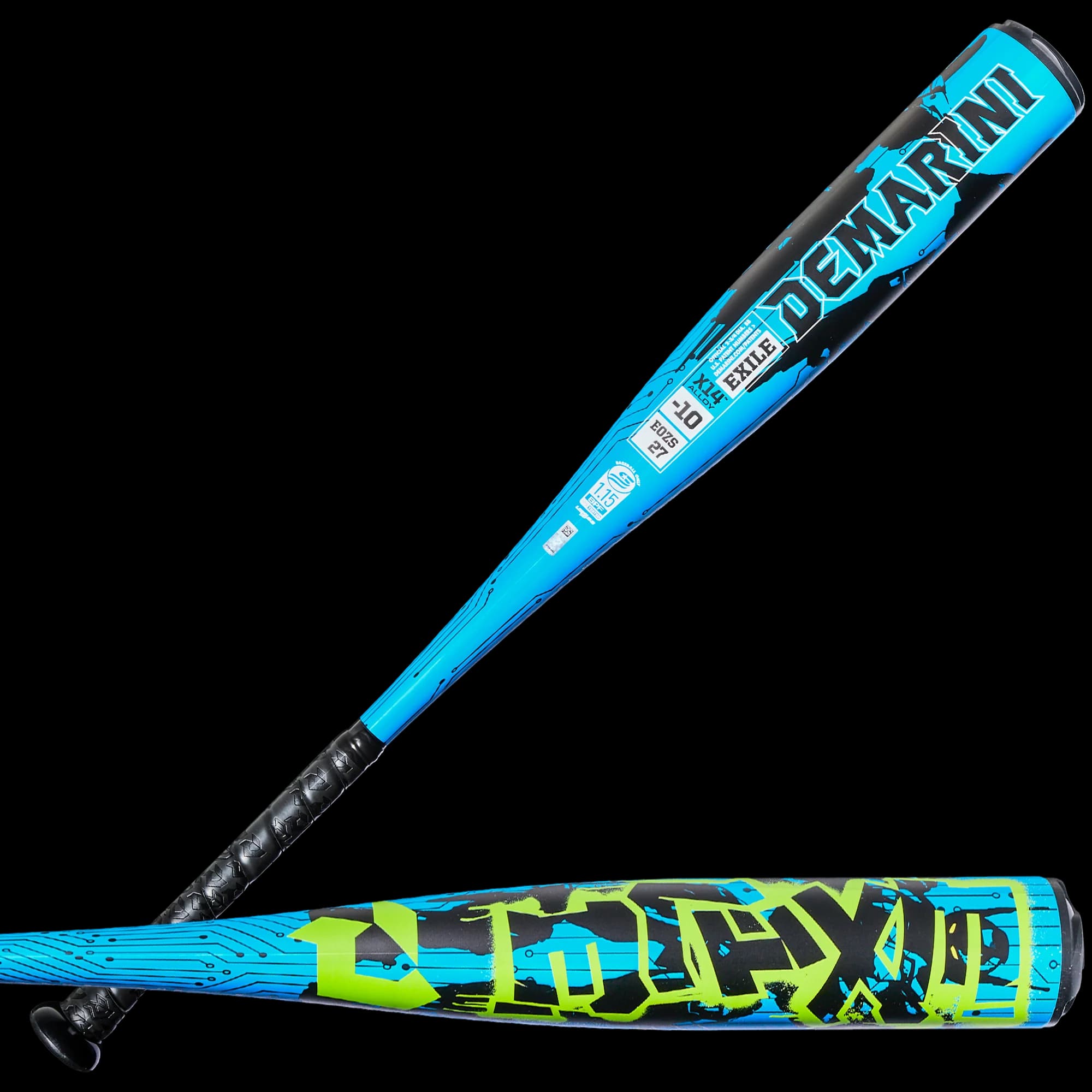 2027 DeMarini Exile (-10) USSSA Baseball Bat, USSSA bats: photo from DeMarini
