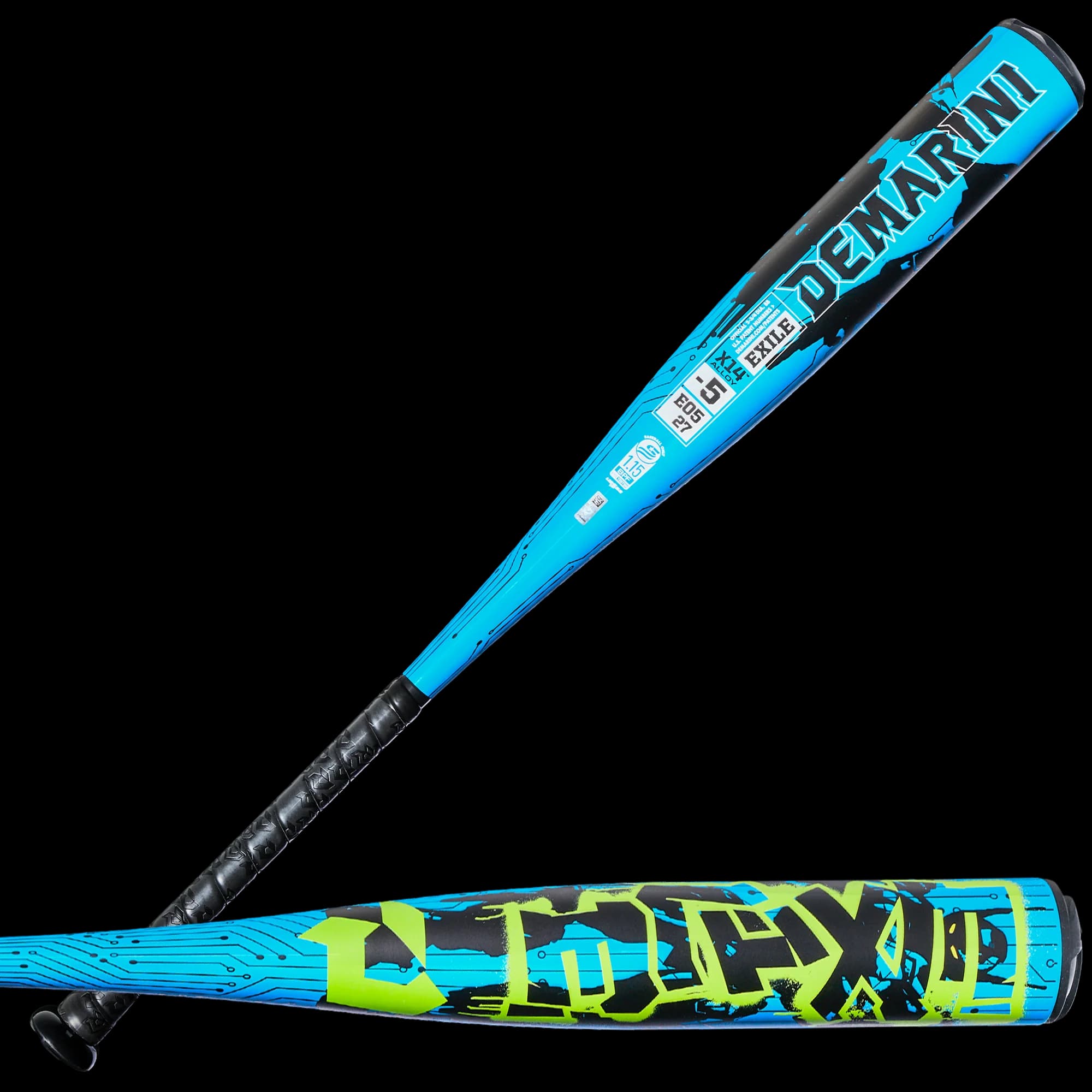 2027 DeMarini Exile (-5) USSSA Baseball Bat, USSSA bats: photo from DeMarini