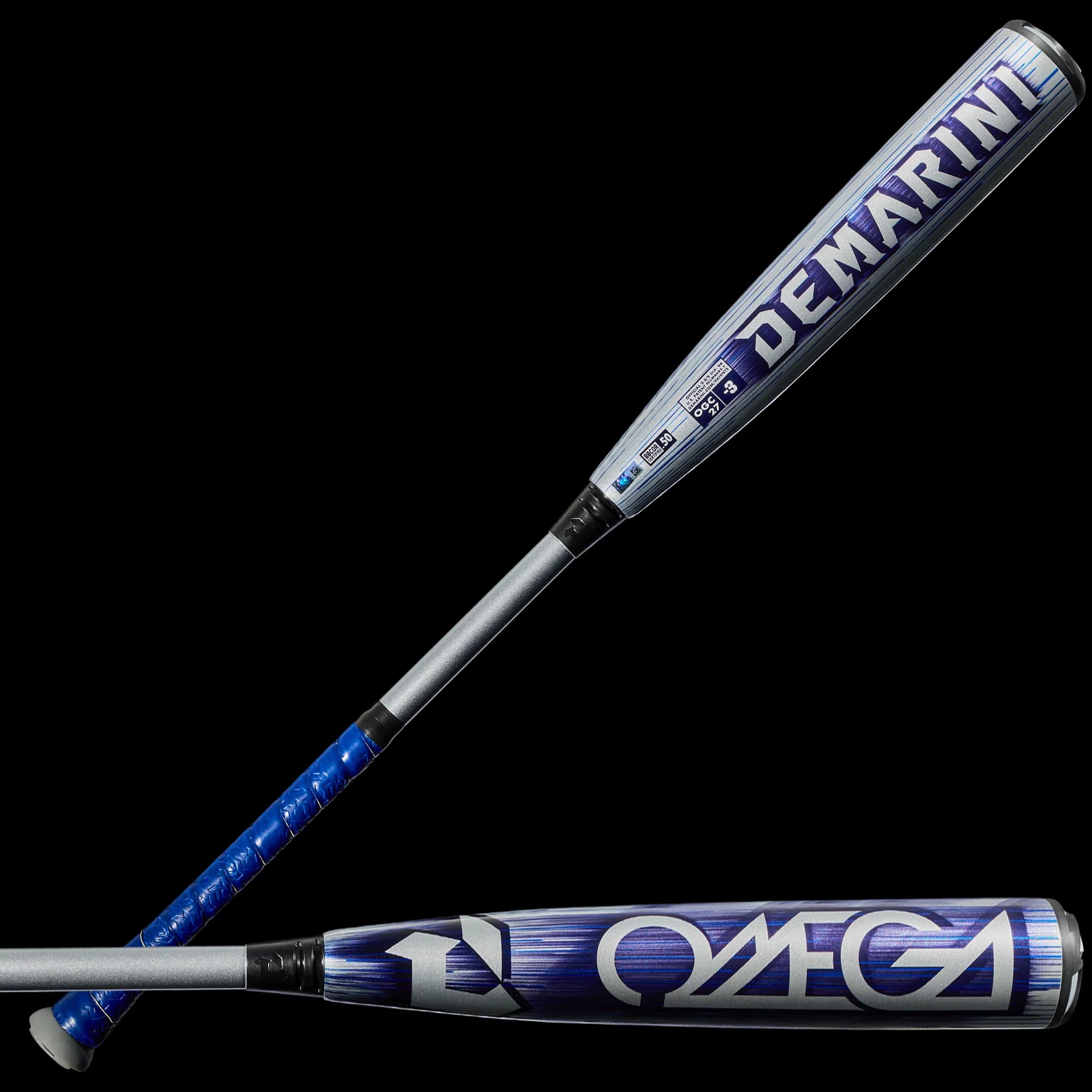 2027 DeMarini Omega (-3) BBCOR Baseball Bat, BBCOR bats: photo from DeMarini