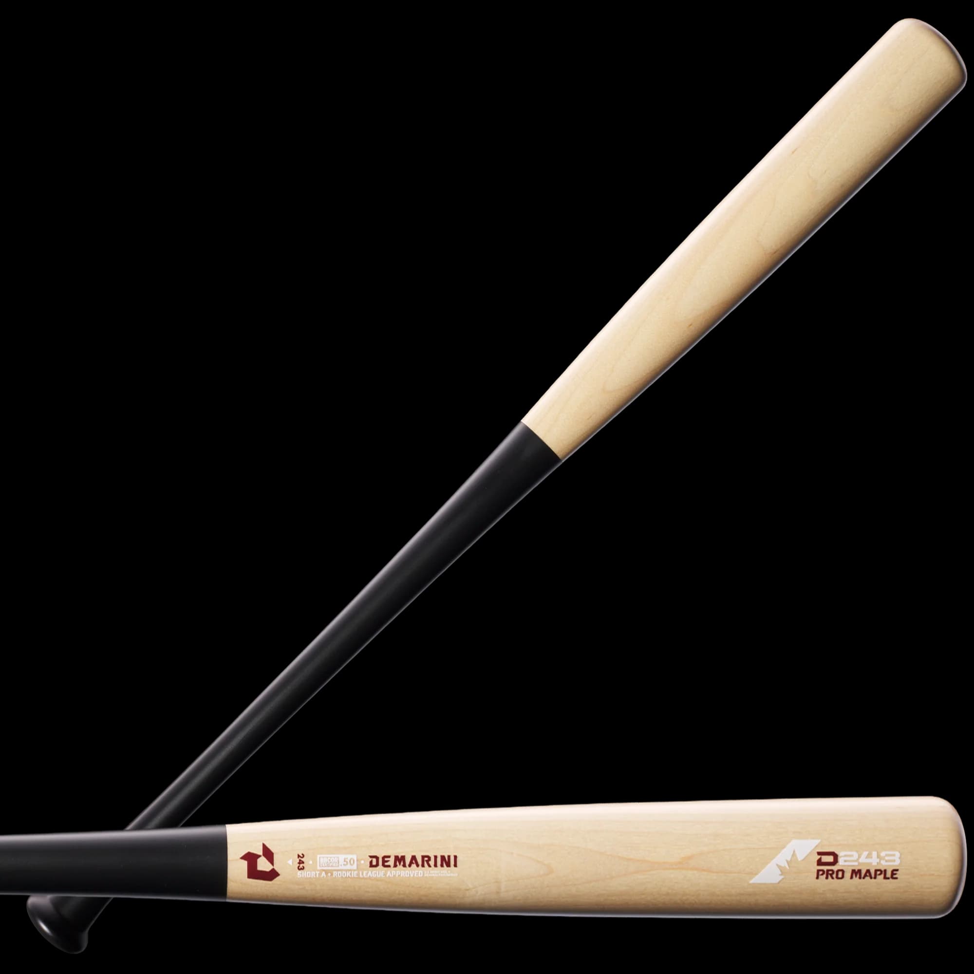 DeMarini D243 Pro Maple™ Wood Composite Baseball Bat, composite wood bats: photo from DeMarini