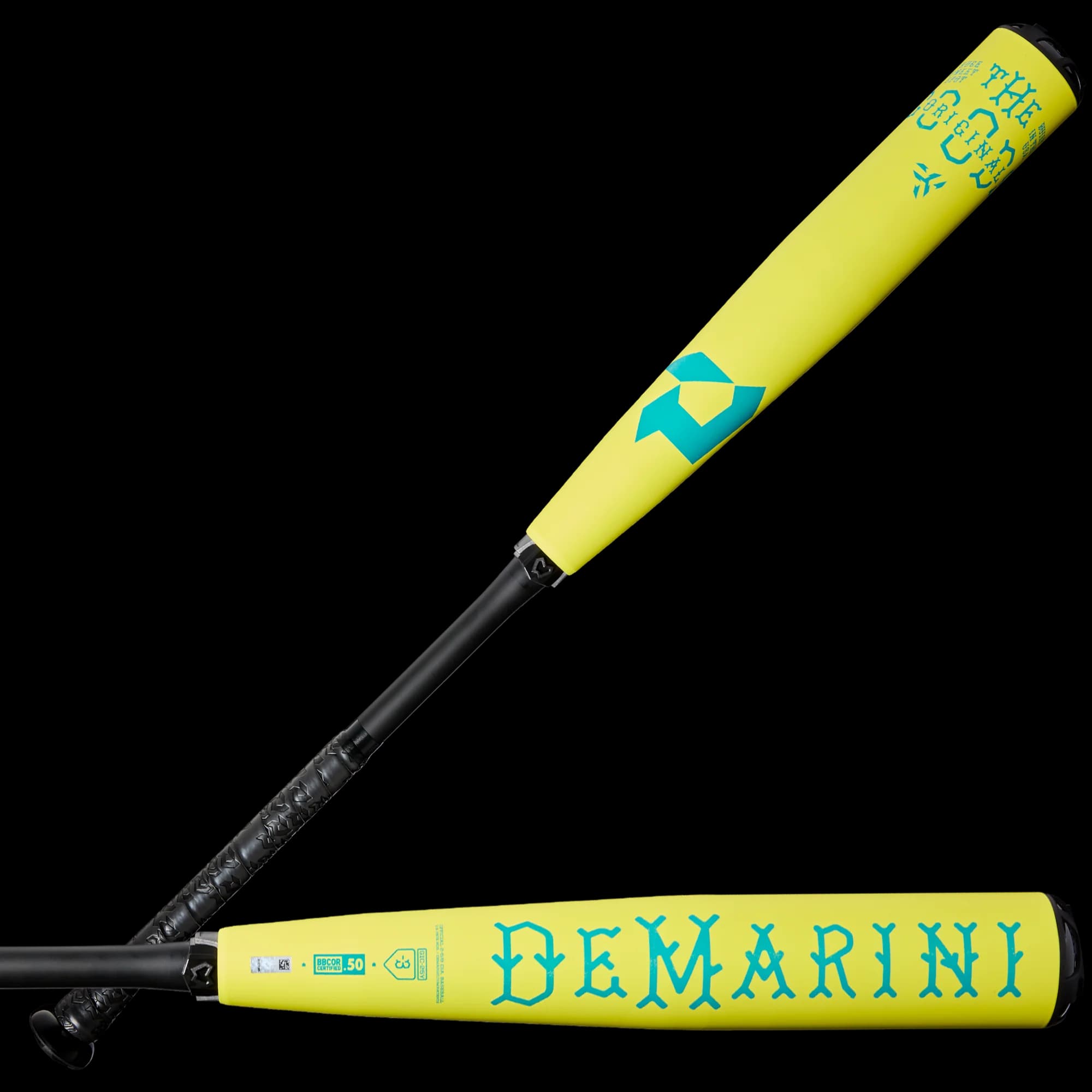 Neon Yellow 2025 DeMarini The Goods™ (-3) BBCOR Baseball Bat, BBCOR bats: photo from DeMarini