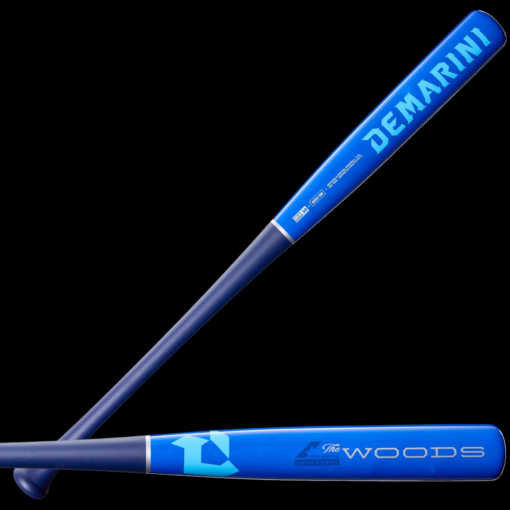 DeMarini The Woods™ Royal Wood Composite (-3) BBCOR Baseball Bat, composite wood bats: photo from DeMarini