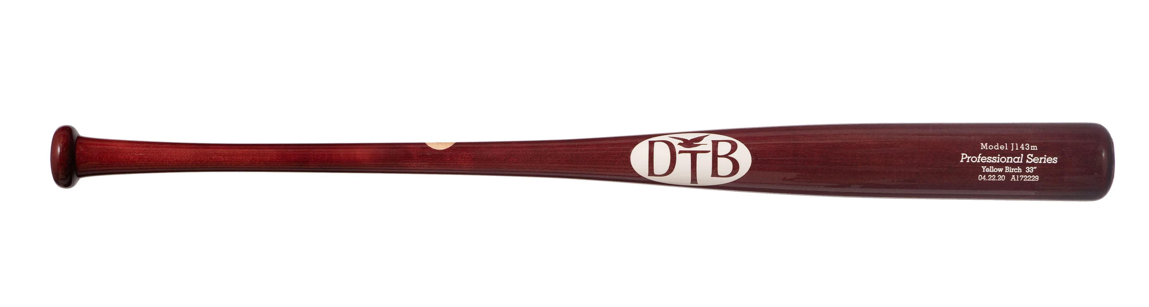 Dove Tail Bats J143m-AllCustom, game wood bats, adult: photo from Dove Tail Bats
