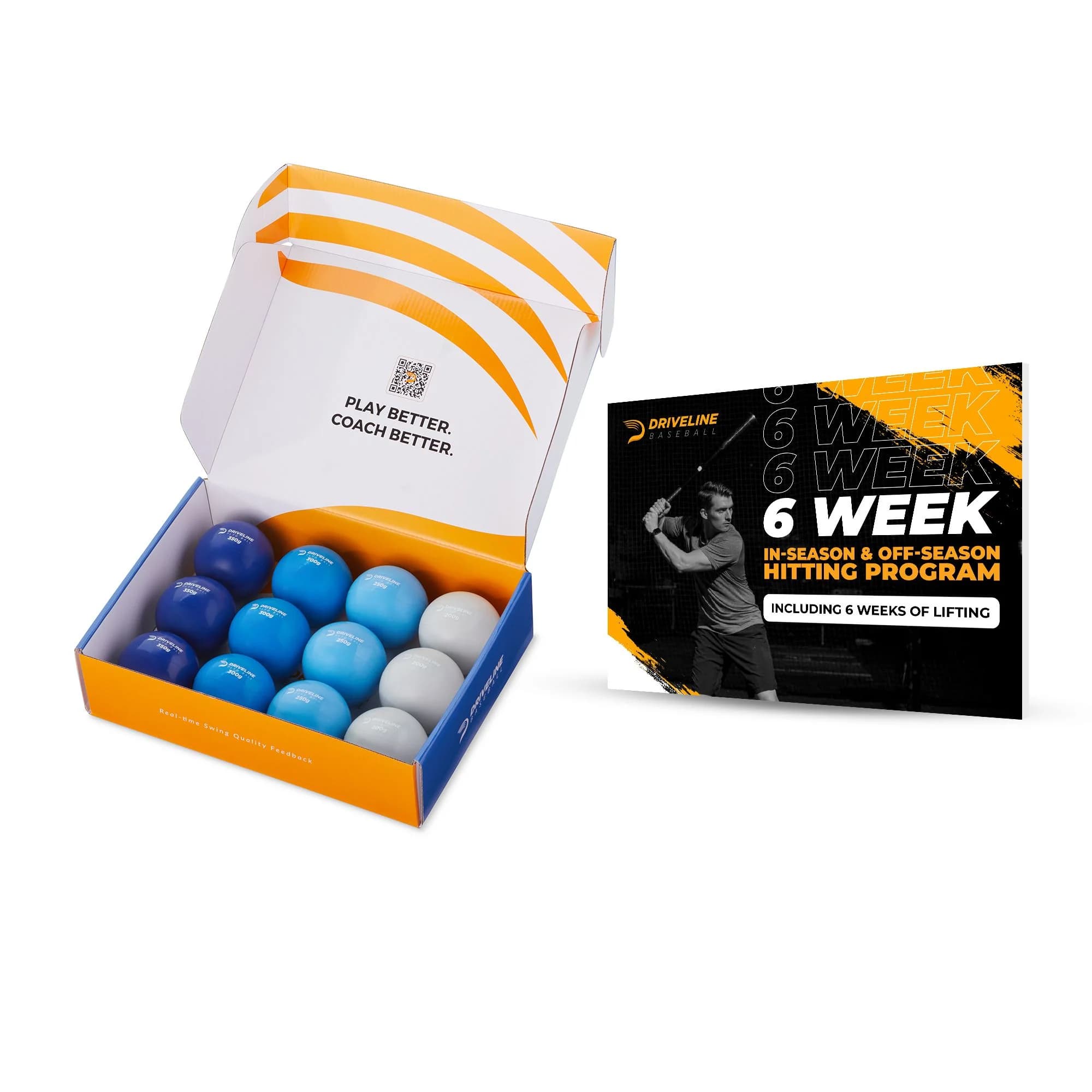 Driveline Baseball Hitting PlyoCare® Balls, hitting training balls: photo from Driveline Baseball