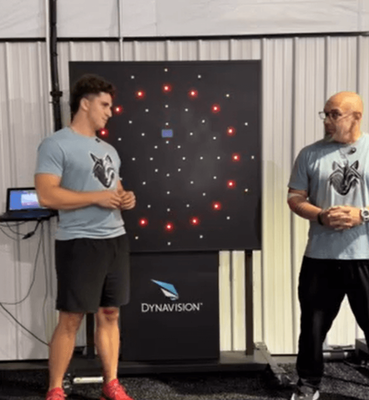 Dynavision D2TM, reaction light systems: photo from Dynavision