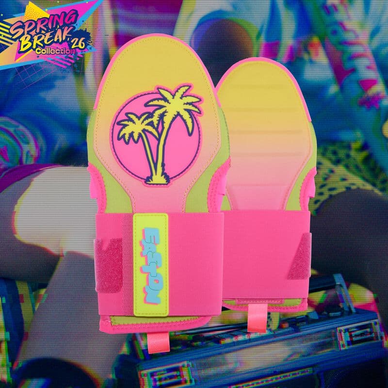 Easton Spring Break Palm Trees Sliding Mitt, Adult & Youth, protective gear: photo from Easton