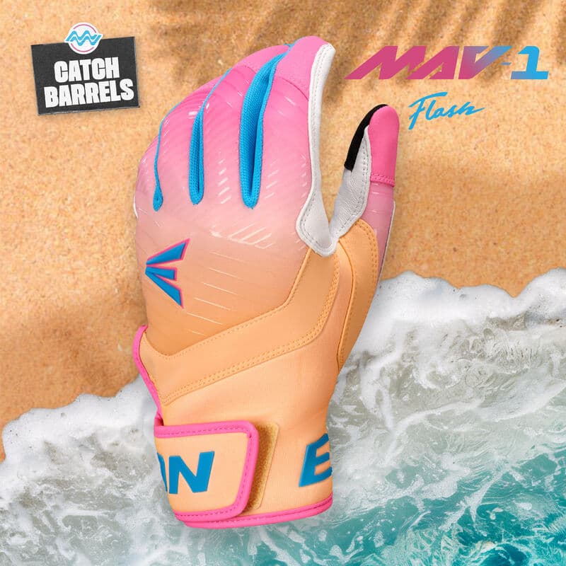 Easton Walk-Off Ethos MAV1 Flash Batting Gloves, Adult & Youth Sizes, batting gloves: photo from Easton