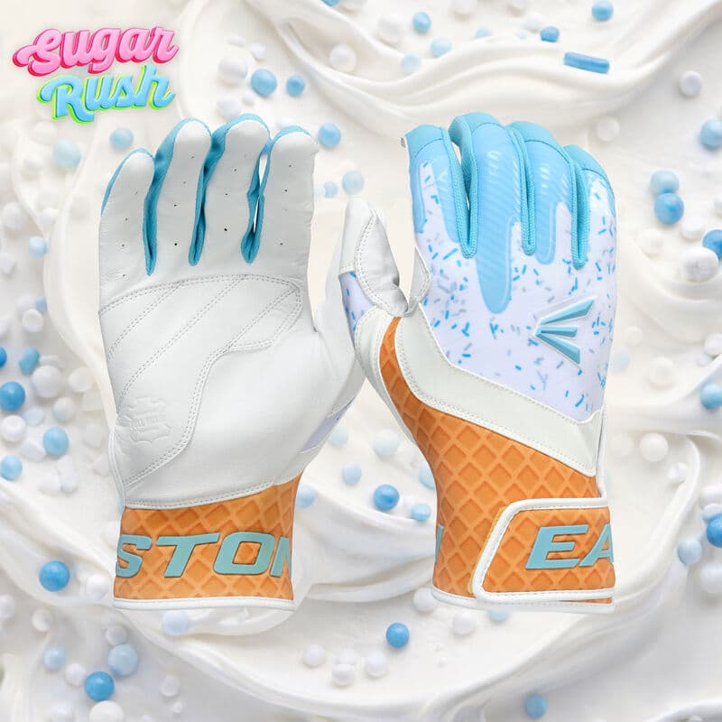 Easton Walk-Off Ethos Sugar Rush Youth Batting Gloves, batting gloves: photo from Easton