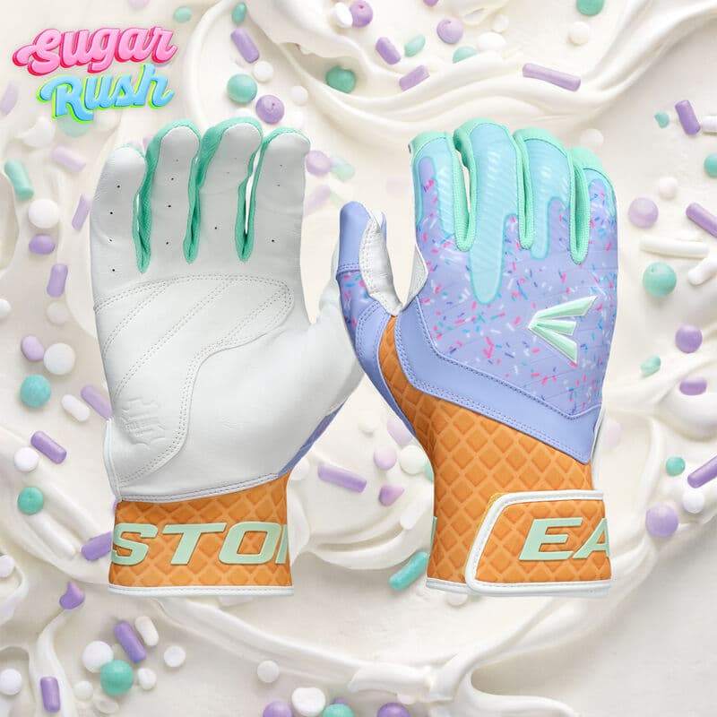 Easton Walk-Off Ethos Sugar Rush Youth Batting Gloves, batting gloves: photo from Easton
