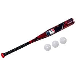 Franklin Sports MLB® Slammin' Bat & 3 Balls, plastic and foam bat sets: photo from Franklin Sports