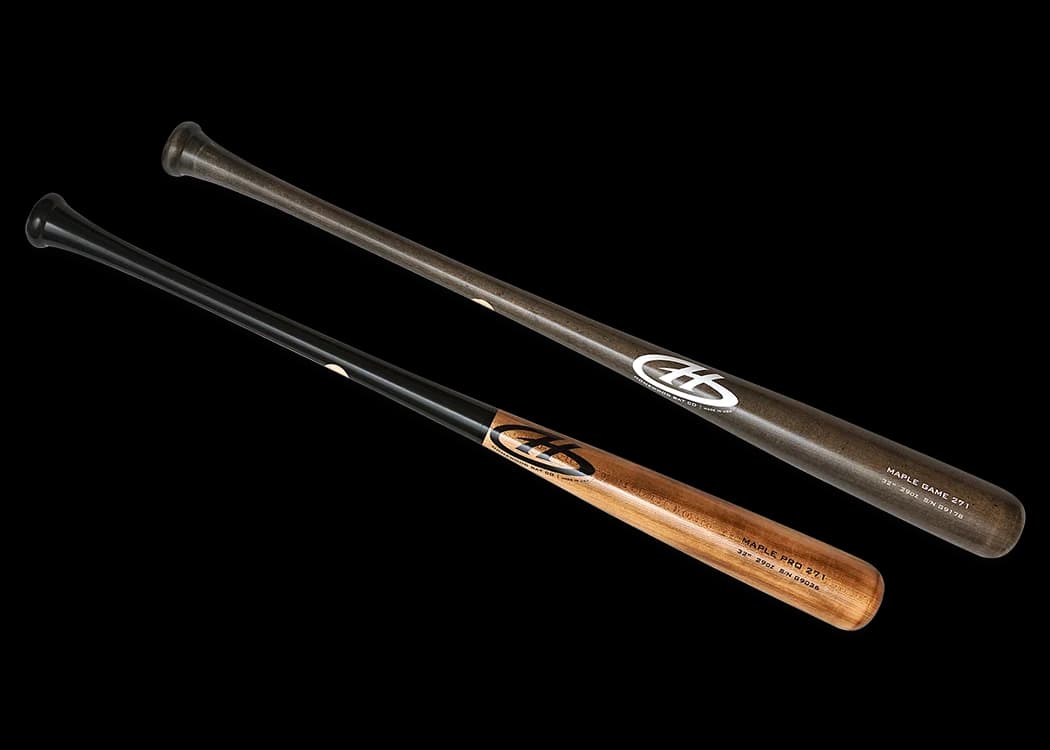 Homewood Bat Co. Bundle 4: Two Maple Bats, game wood bats, adult: photo from Homewood Bat Co.