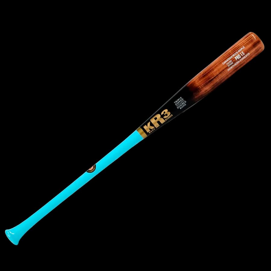 KR3 Canadian Rock Maple Pat 5, game wood bats, adult: photo from KR3