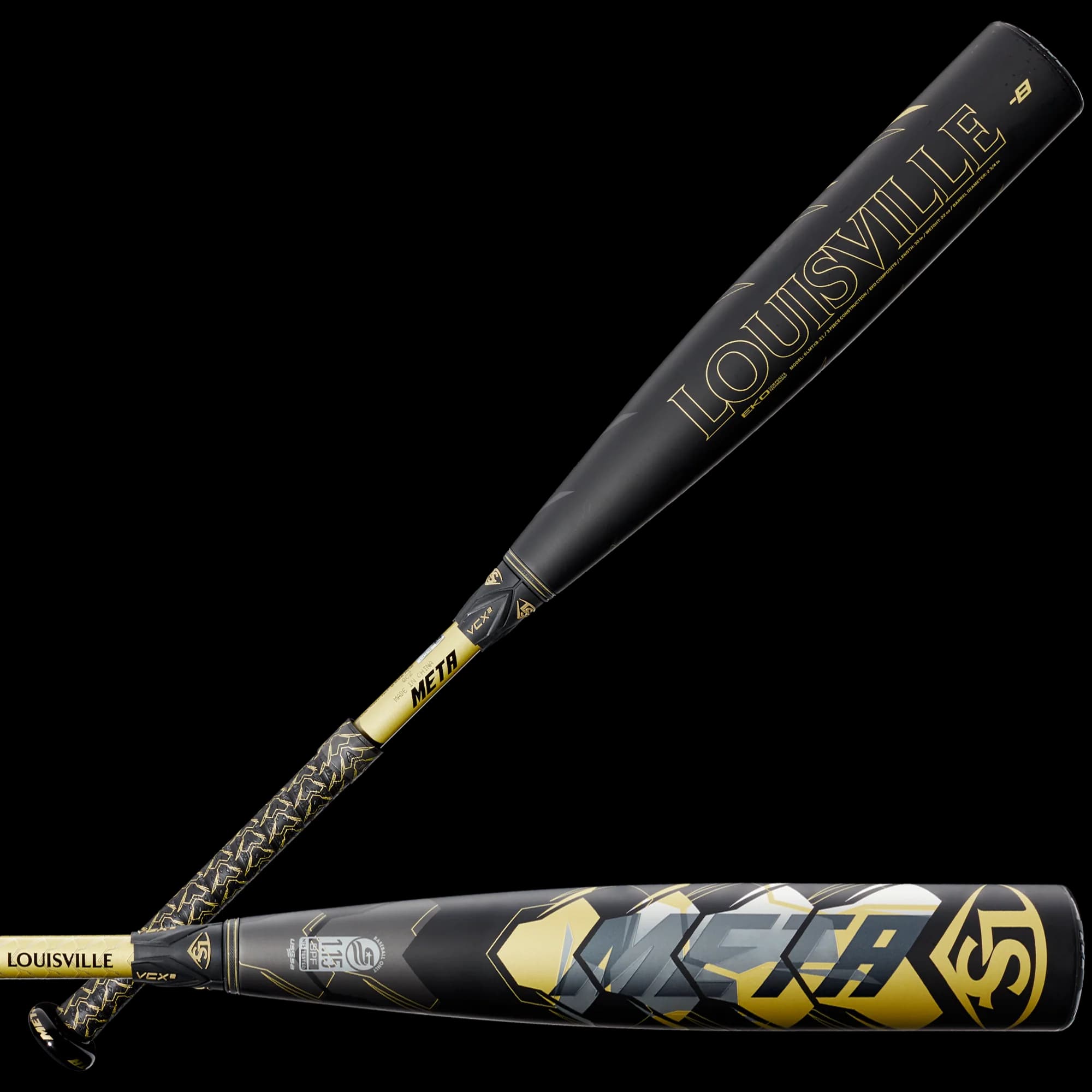 Louisville Slugger 2021 Meta (-8) 2 3/4" USSSA Baseball Bat, USSSA bats: photo from Louisville Slugger