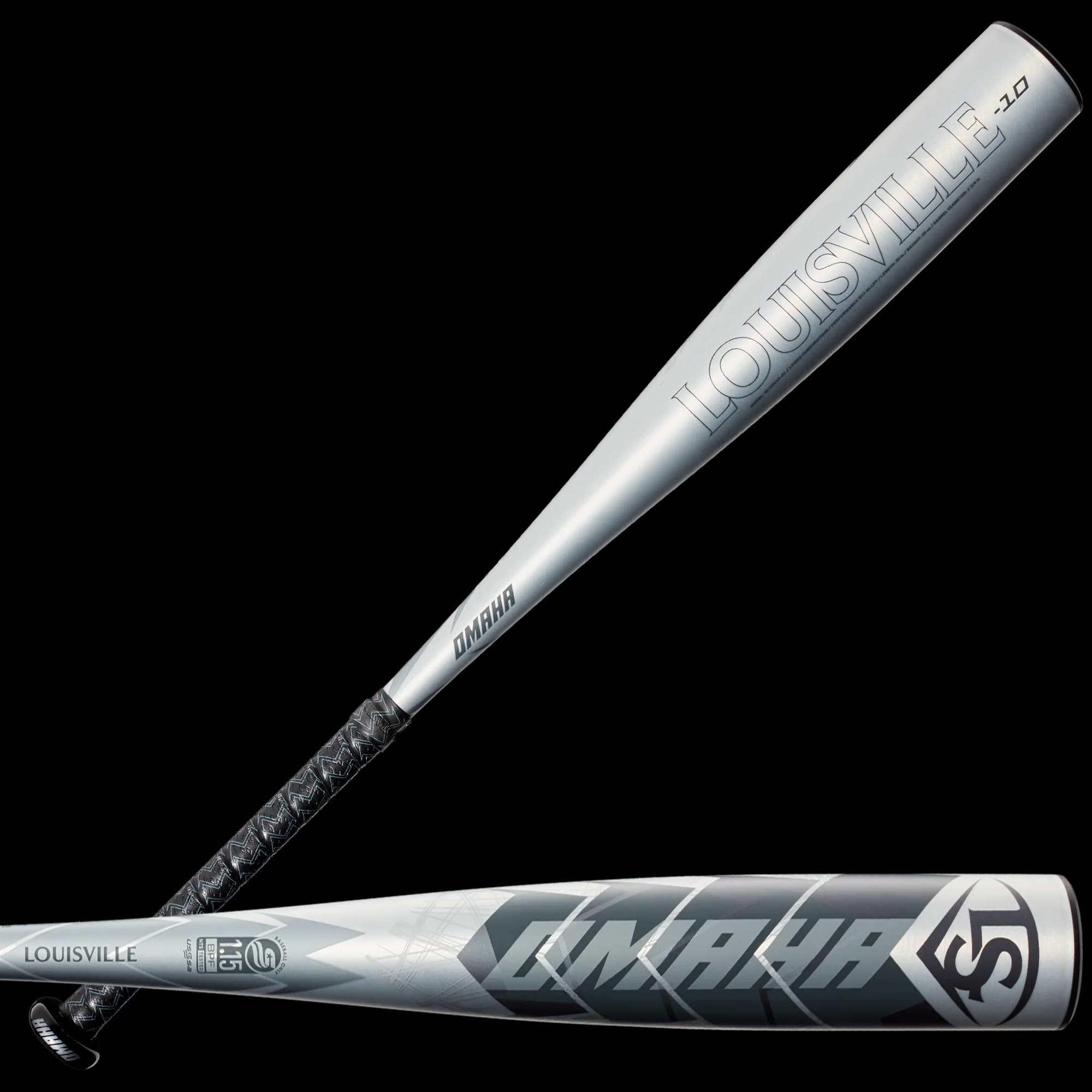 Louisville Slugger 2021 Omaha (-10) 2 3/4" USSSA Baseball Bat, USSSA bats: photo from Louisville Slugger