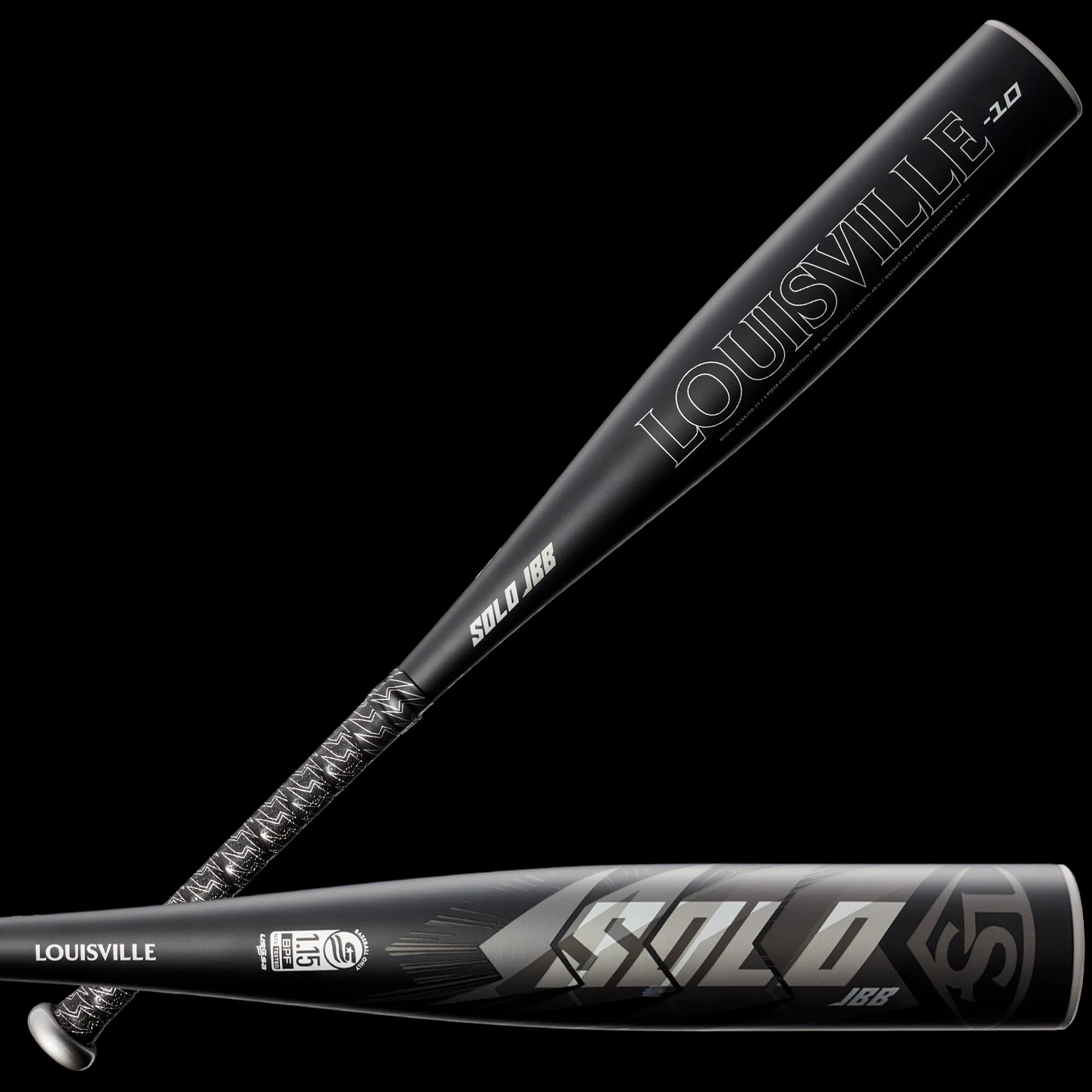Louisville Slugger 2021 Solo (-10) 2 3/4" Junior Big Barrel USSSA Baseball Bat, USSSA bats: photo from Louisville Slugger
