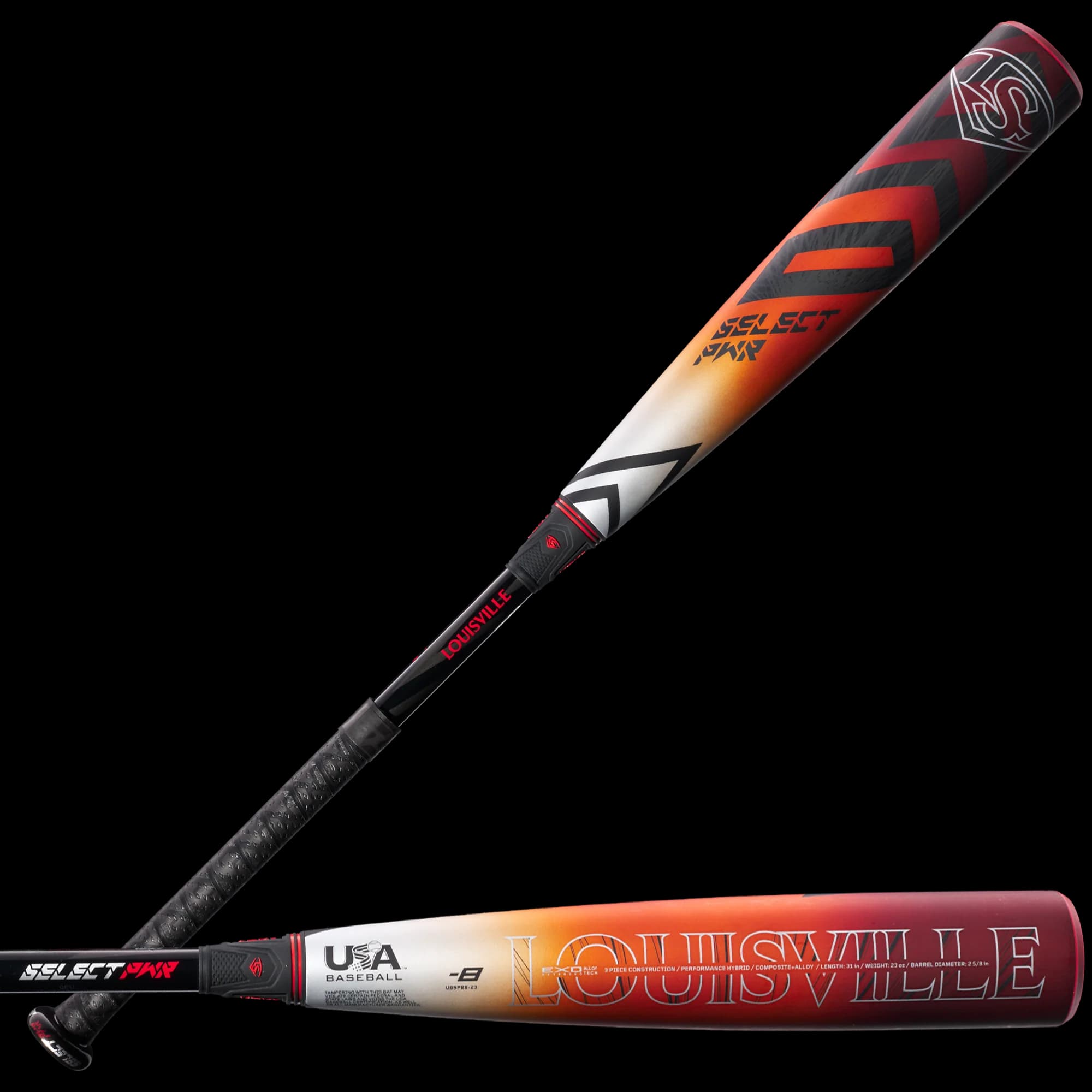 2023 Louisville Slugger Select PWR™ (-8) USA Baseball Bat, USA Baseball bats: photo from Louisville Slugger