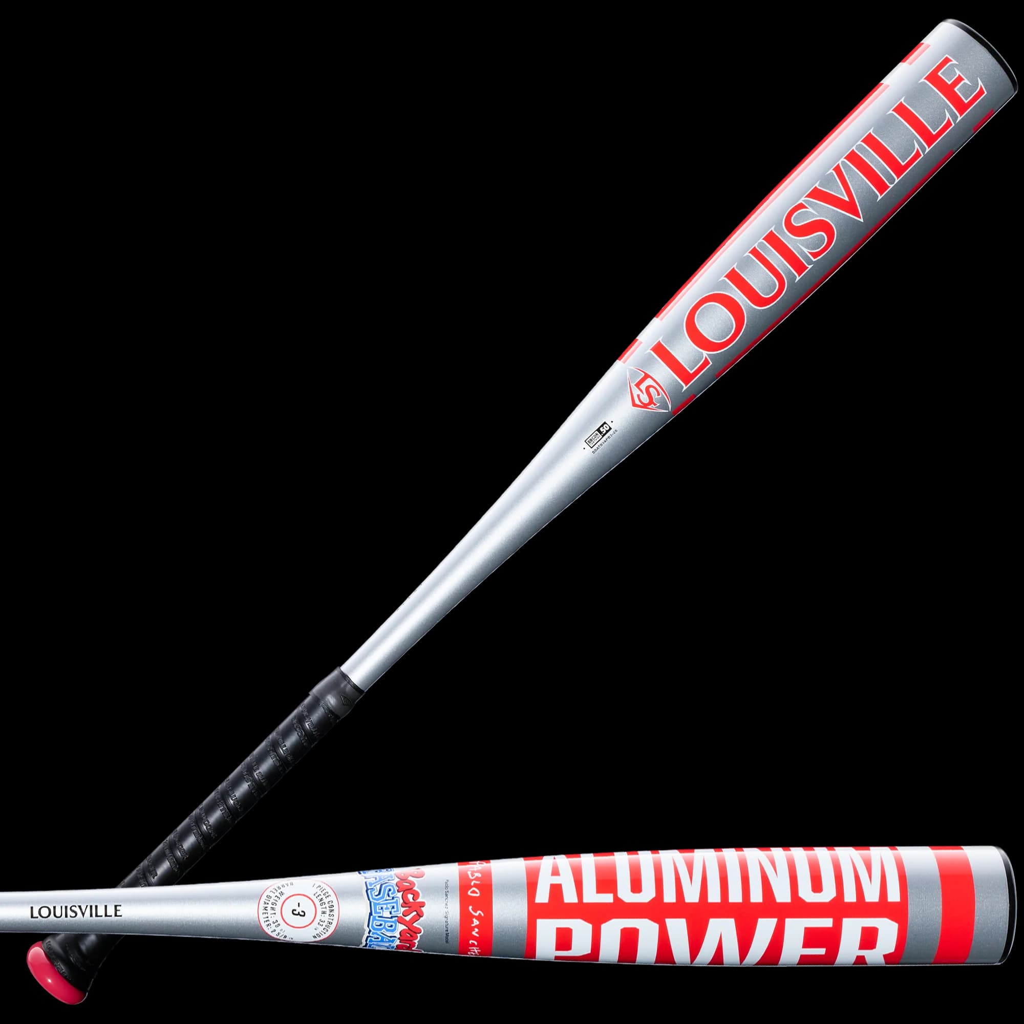 Louisville Slugger 2026 Backyard Baseball Limited Edition Aluminum Power Atlas (-3) BBCOR Baseball Bat, BBCOR bats: photo from Louisville Slugger