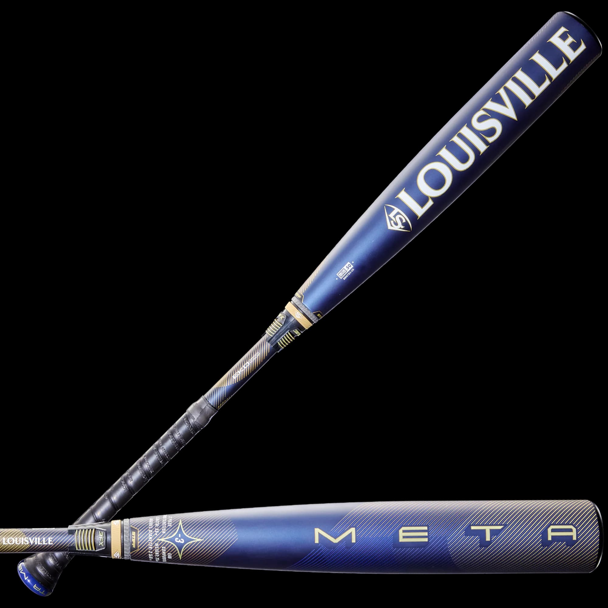 2026 Louisville Slugger Meta® (-3) BBCOR Baseball Bat, BBCOR bats: photo from Louisville Slugger