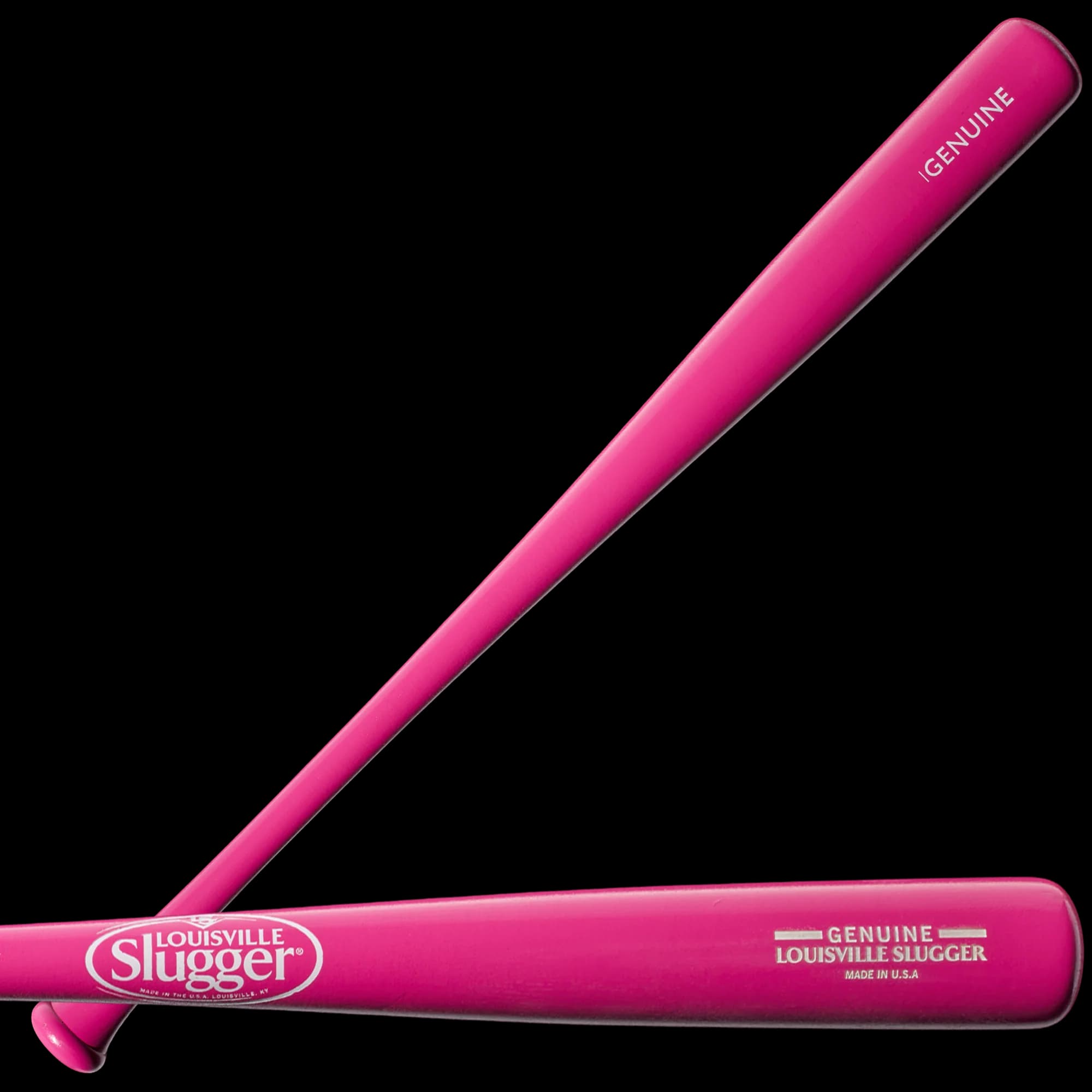 Louisville Slugger Genuine Mix Pink Baseball Bat, game wood bats, adult: photo from Louisville Slugger