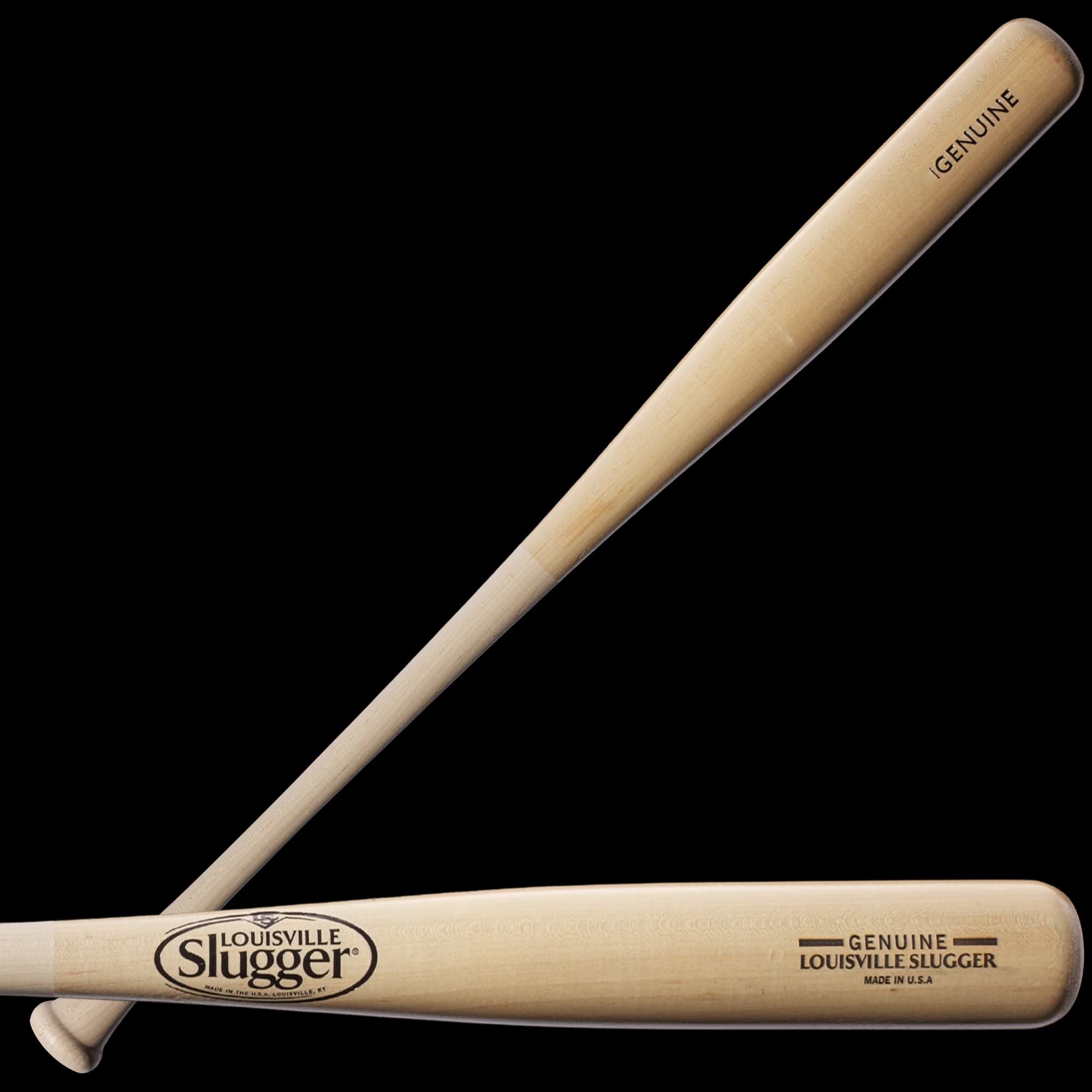 Louisville Slugger Genuine Mix Unfinished Natural Baseball Bat, game wood bats, adult: photo from Louisville Slugger