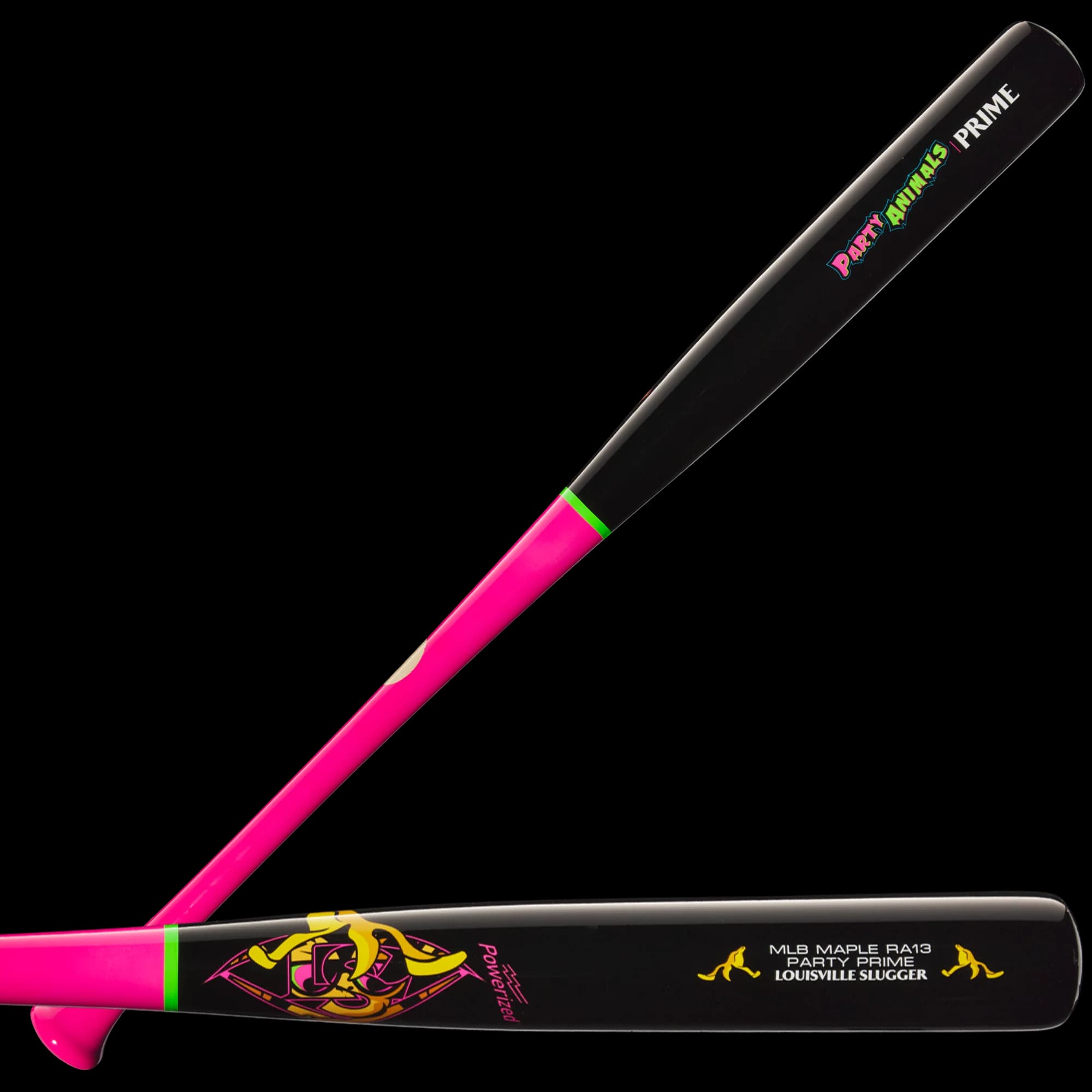 Louisville Slugger Pro Prime Party Animals RA13 Maple Baseball Bat, game wood bats, adult: photo from Louisville Slugger