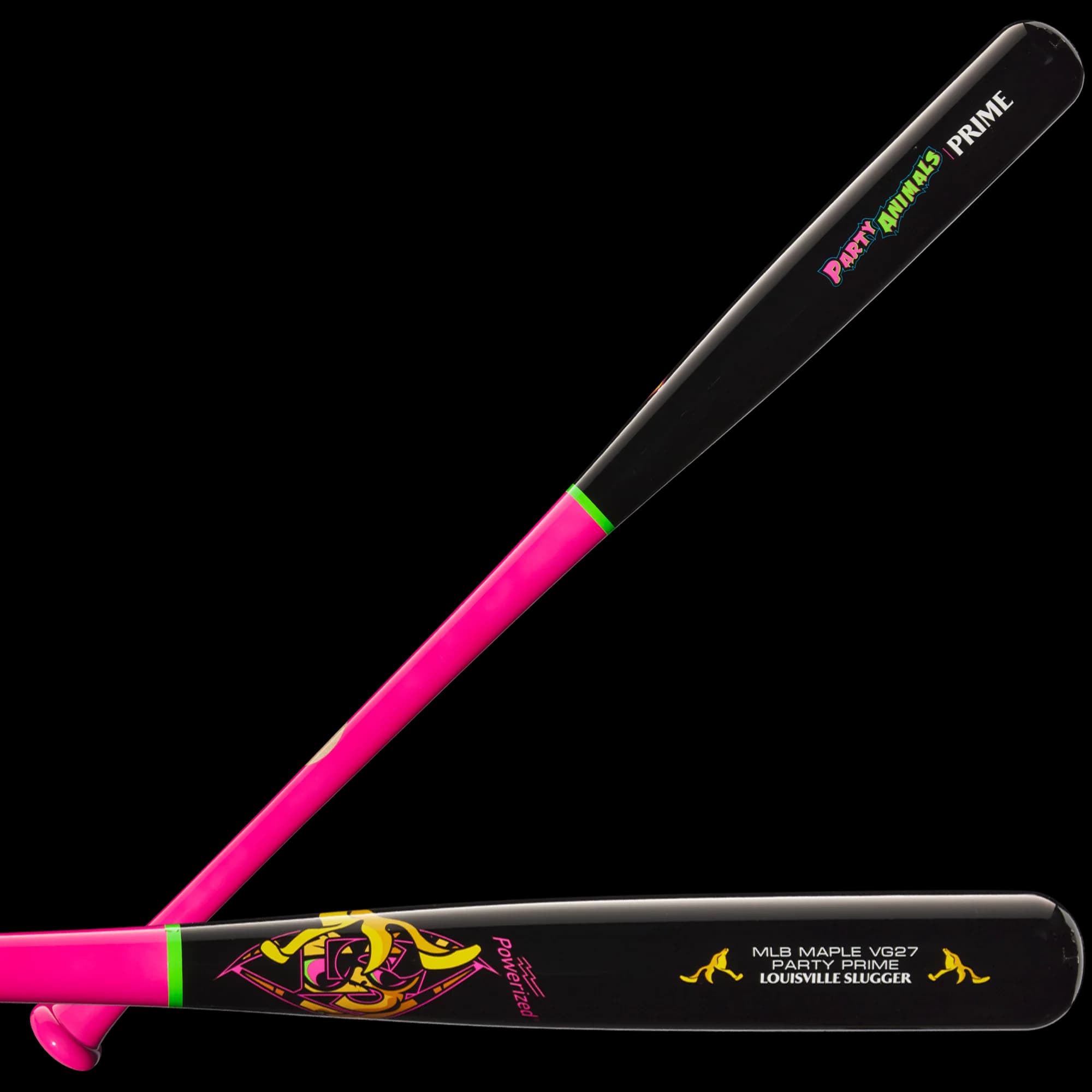 Louisville Slugger Pro Prime Party Animals VG27 Maple Baseball Bat, game wood bats, adult: photo from Louisville Slugger