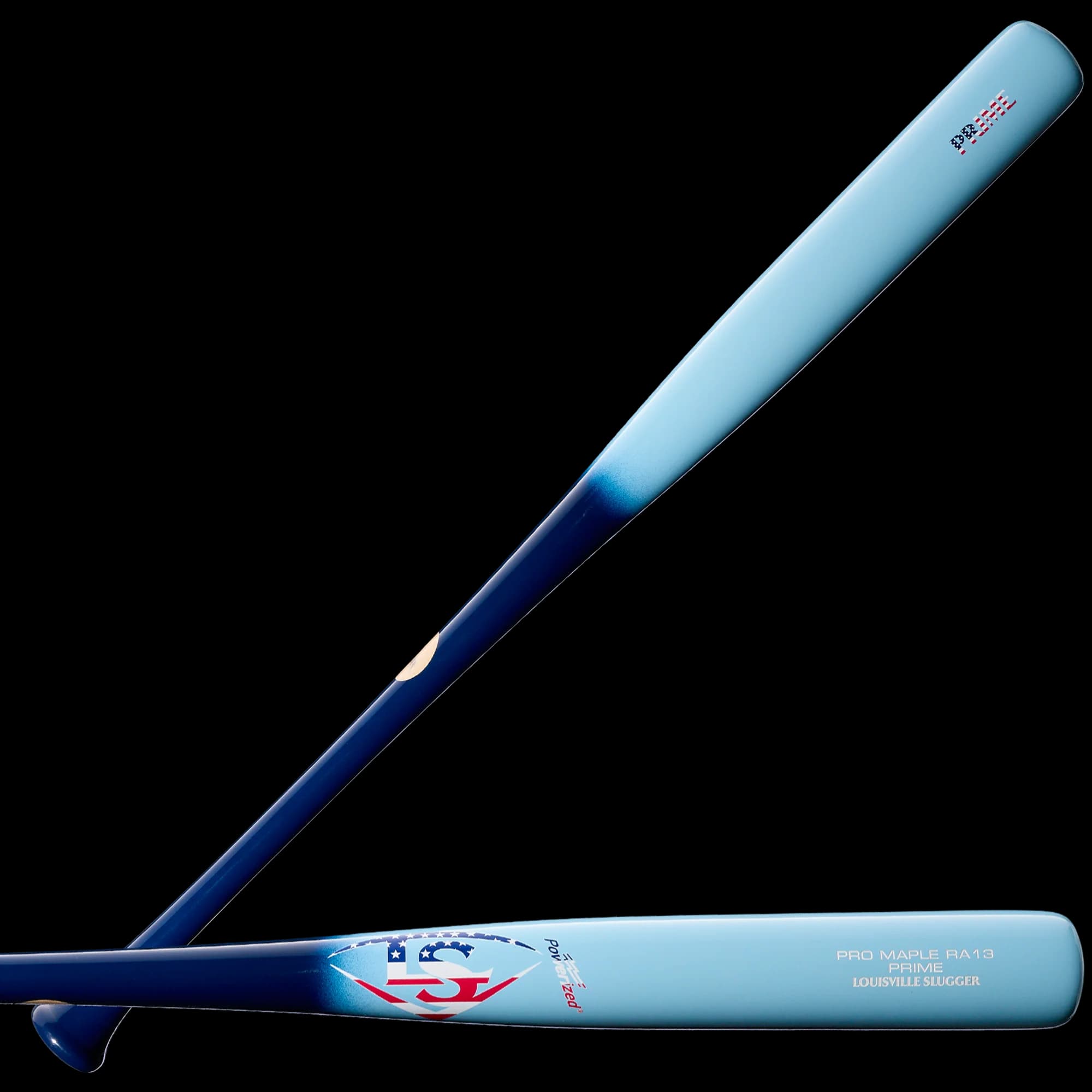 Louisville Slugger Pro Prime RA13 Ronald Acuña Jr. Stars and Stripes Maple Baseball Bat, game wood bats, adult: photo from Louisville Slugger