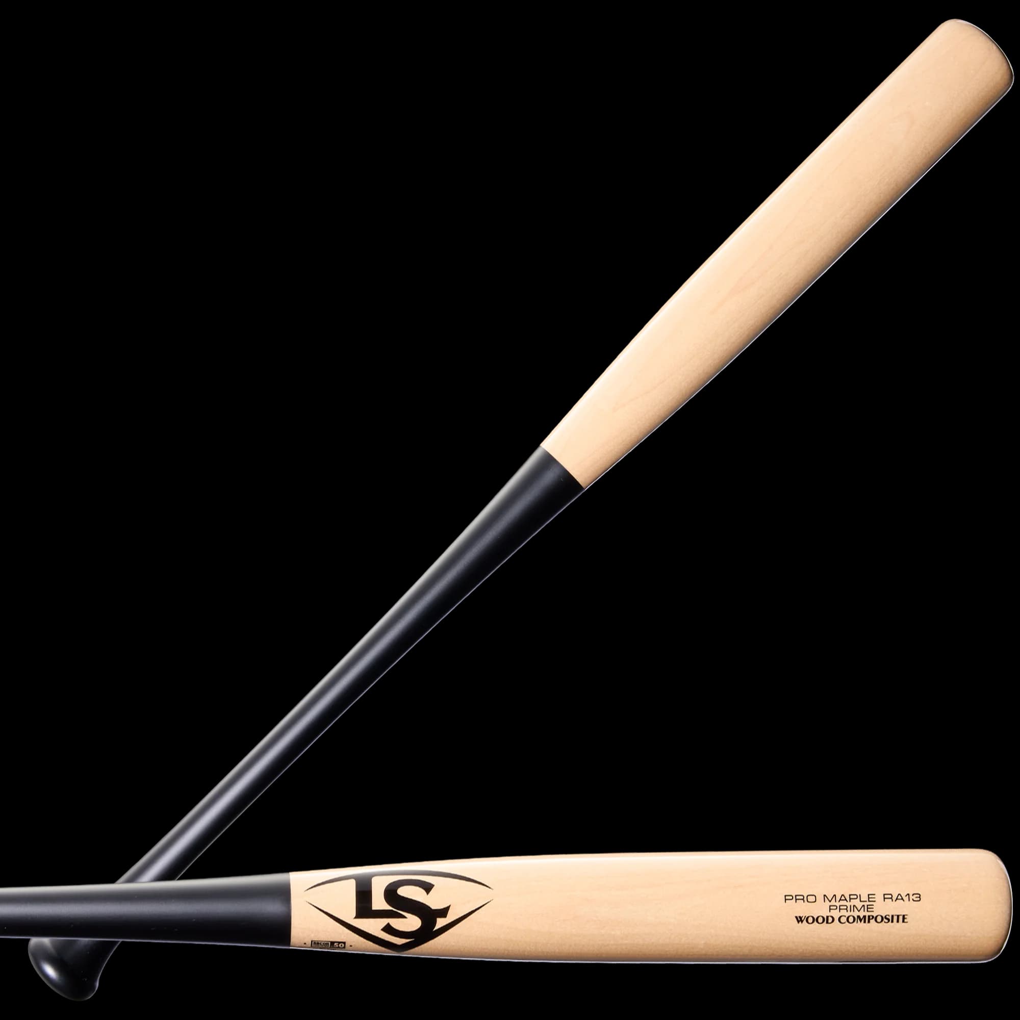 Louisville Slugger RA13 Pro Prime Maple Wood Composite (-3) BBCOR Baseball Bat, composite wood bats: photo from Louisville Slugger
