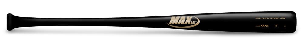 MaxBat Pro Gold Series G191, game wood bats, adult: photo from MaxBat