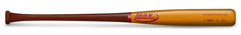 MaxBat Pro Series 243, game wood bats, adult: photo from MaxBat