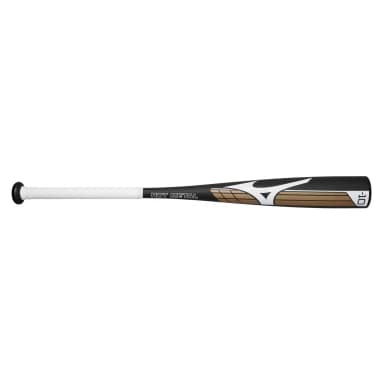 Mizuno Hot Metal - Big Barrel Youth USSSA Baseball Bat (-10), Black/Gold, USSSA bats: photo from Mizuno