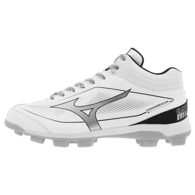 Mizuno Men's Cushionrevo Diamond Mid TPU Baseball Cleat, molded cleats: photo from Mizuno