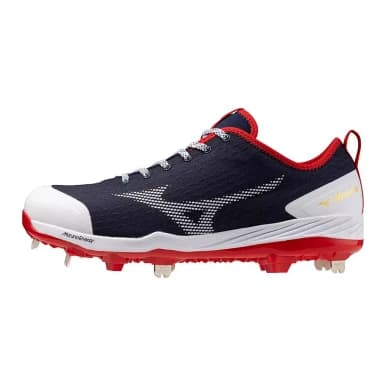 Mizuno Dominant 4 Low Men's Metal Baseball Cleat, metal cleats: photo from Mizuno