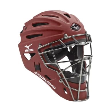 Mizuno Samurai G4 Baseball Catcher's Helmet, catcher's gear: photo from Mizuno