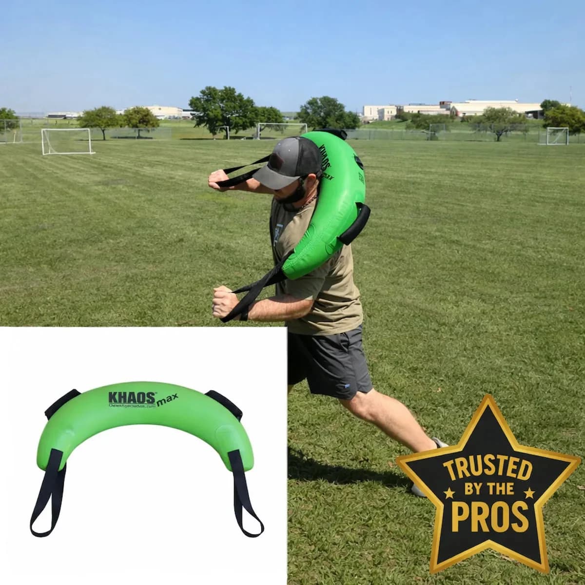 Oates Specialties KHAOS® Bulgarian Water Bag – Crescent‑Shaped Water Resistance for Rotational Strength & Front‑Side Deceleration, rotational power: photo from Oates Specialties