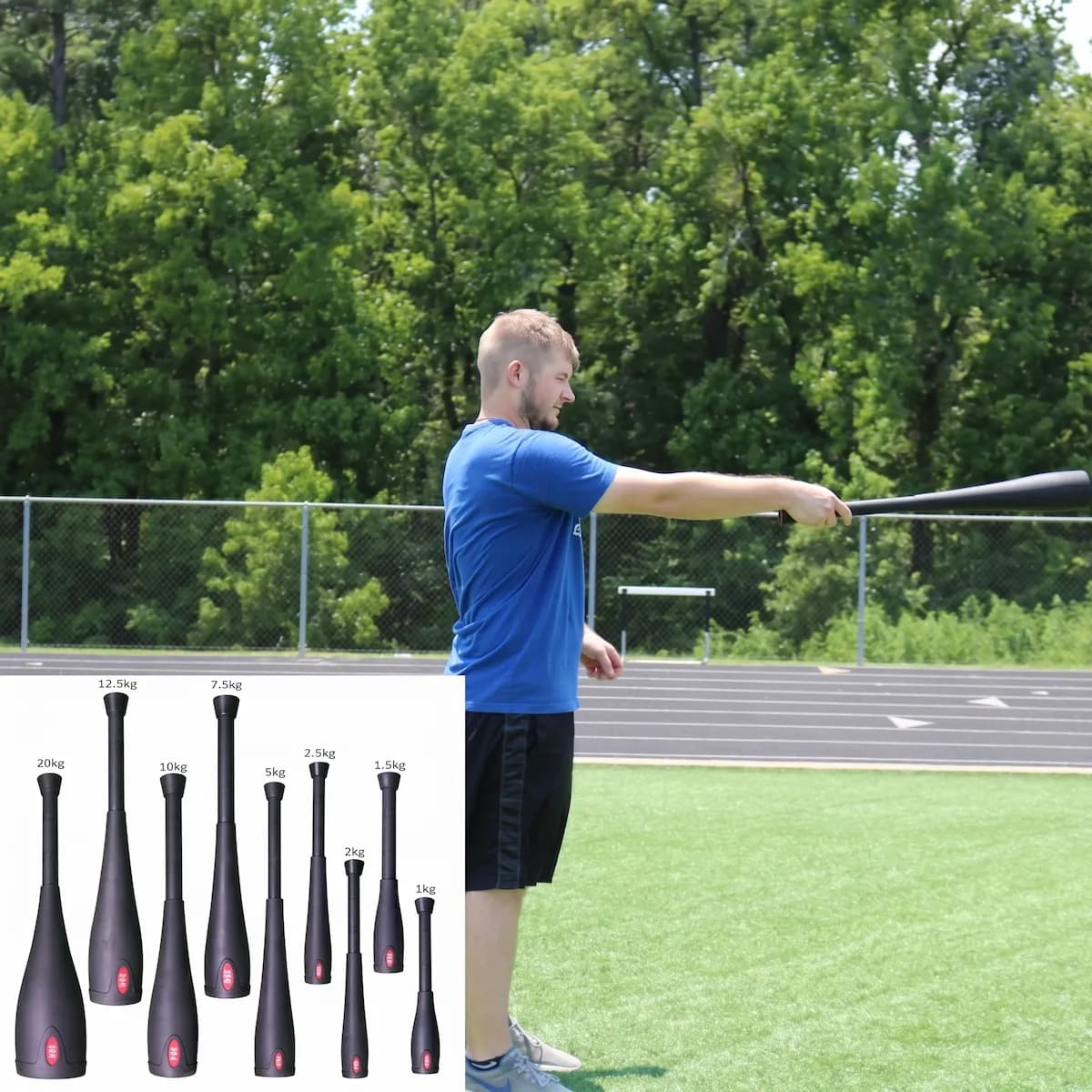 Oates Specialties TAP® Bell Club – End‑Loaded Steel Club for Shoulder Mobility, Arm Strength, Grip, and Power, wrist weights and shoulder tools: photo from Oates Specialties