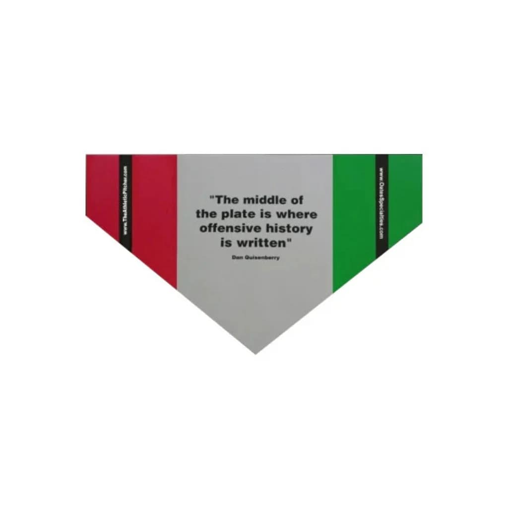 Oates Specialties TAP® Command Plate: Expanded Strike Zone Pitching Training, pitching targets and pitchbacks: photo from Oates Specialties