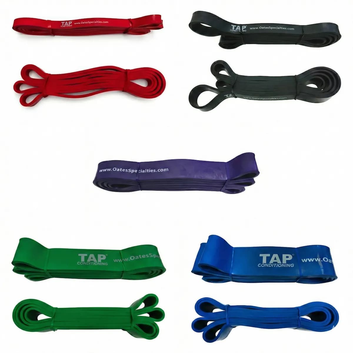 Oates Specialties TAP® Giant Flat Bands | 41" Continuous Loop Resistance for Kinetic Chain Integration, arm care bands and tubing: photo from Oates Specialties