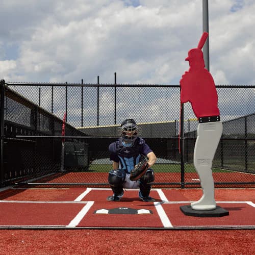 On Deck Sports Batting Mat Pro w/ Catchers Extension - Green 12x6, turf and mats: photo from On Deck Sports